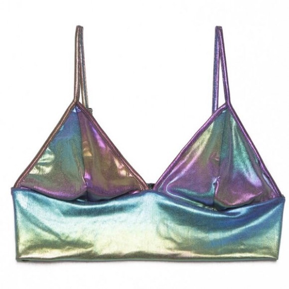 Sexy Holograph Bralette ( Glows In The Dark ) - Picture 4 of 4
